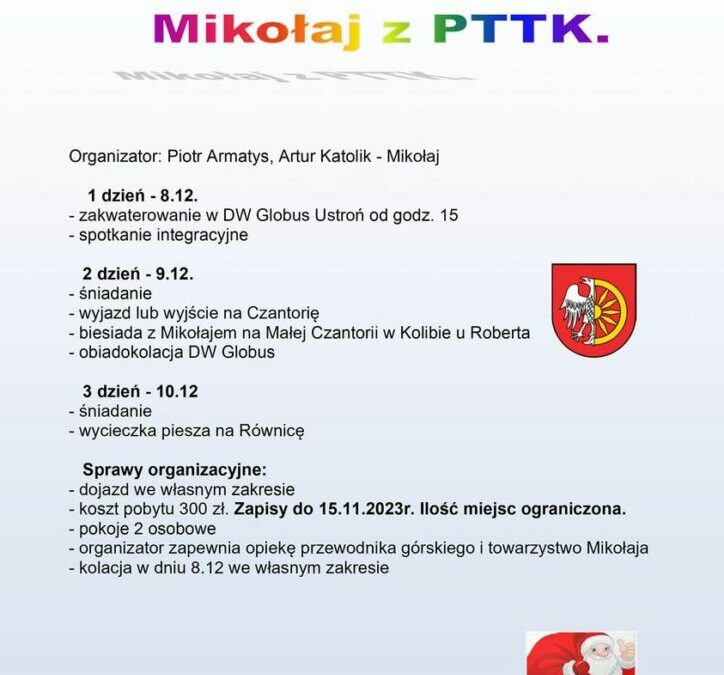 Mikołaj z PTTK Racibórz